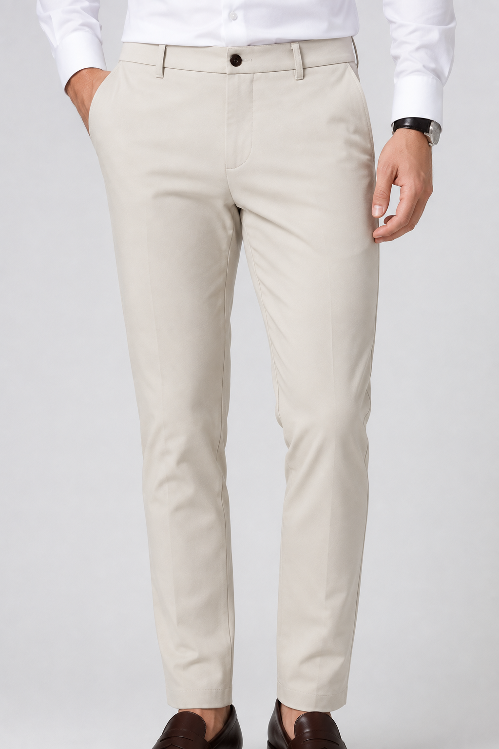 Men’s Classic Tailored Business Trousers
