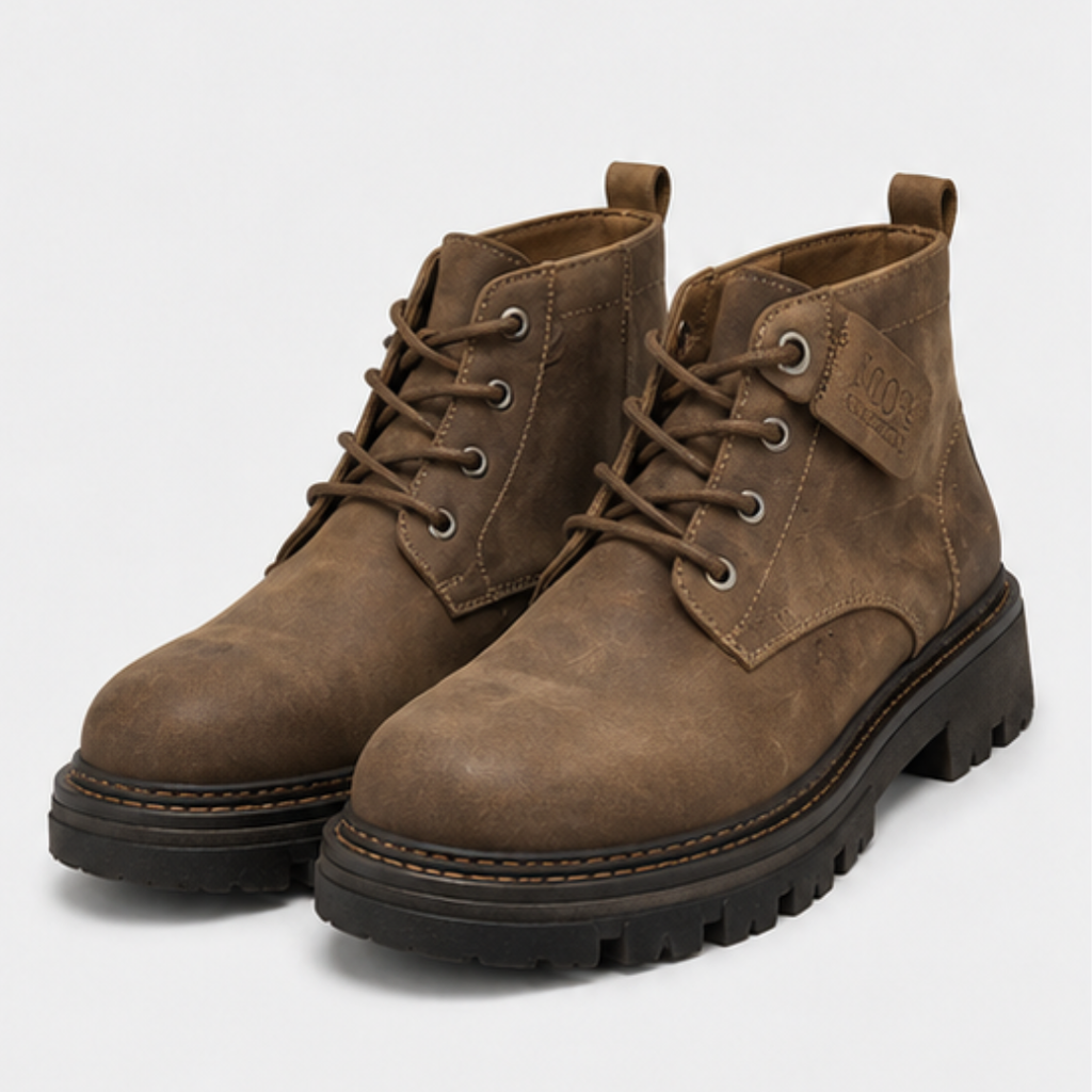 Men’s Heritage Suede Boots – Fleece-Lined Rugged Comfort