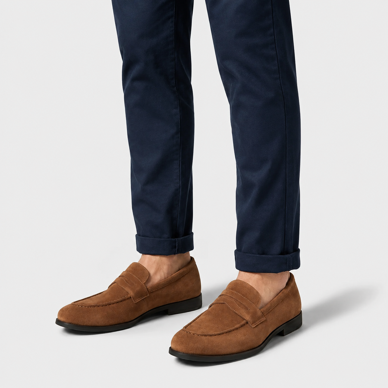 Men’s Classic Suede Slip-On Loafers