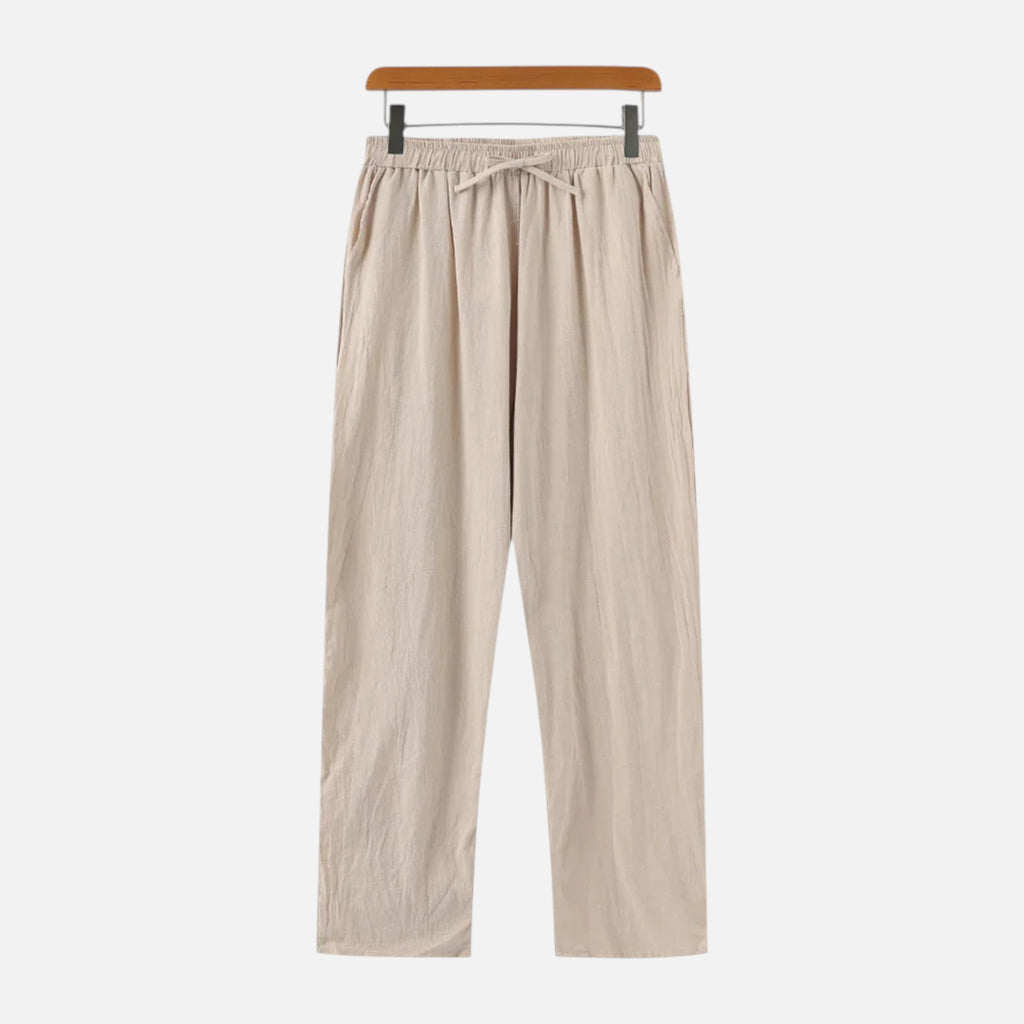 Maison Delmont | Men’s Riviera Linen Tailored Trousers