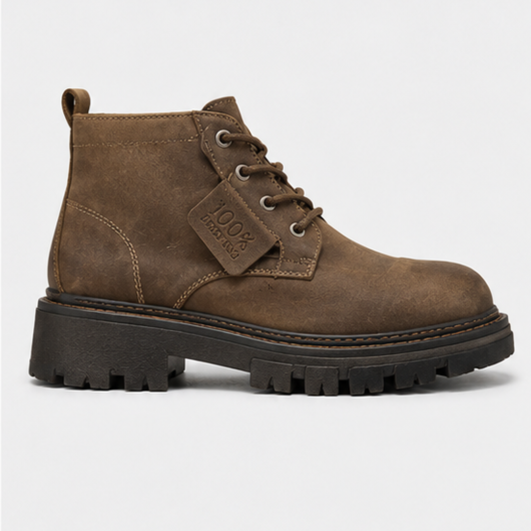 Men’s Heritage Suede Boots – Fleece-Lined Rugged Comfort