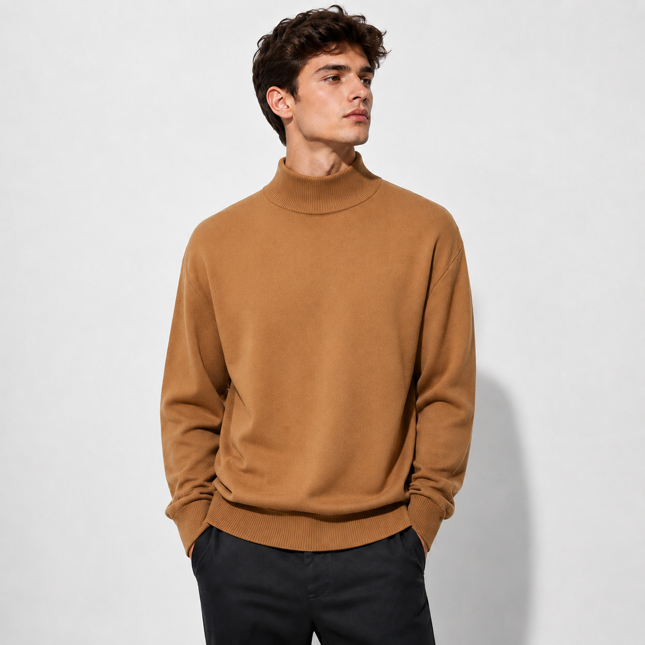 Men’s Merino Wool Turtleneck Sweater