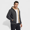 Unisex Lambswool-Lined Hooded Winter Jacket