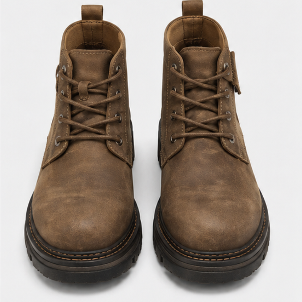 Men’s Heritage Suede Boots – Fleece-Lined Rugged Comfort