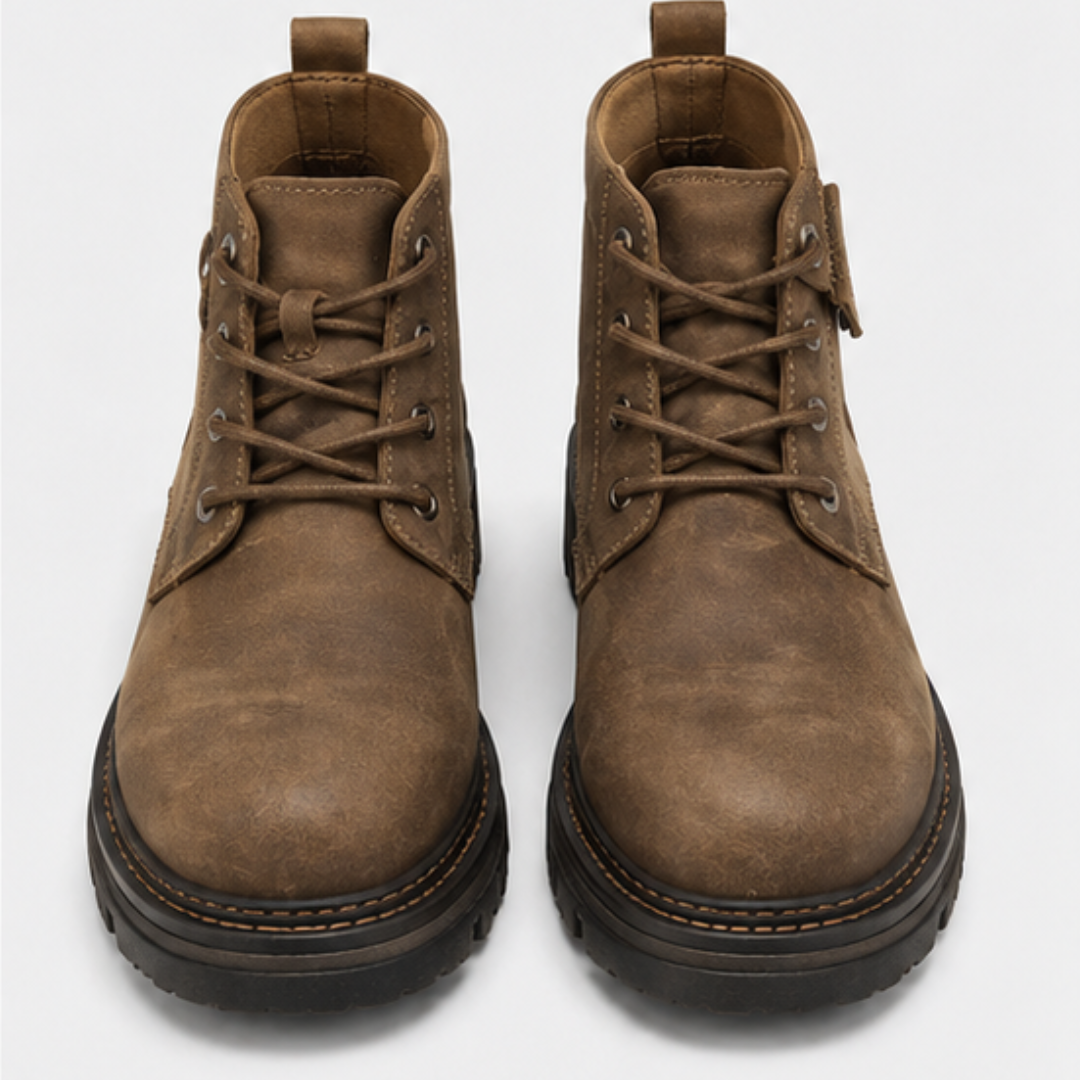 Men’s Heritage Suede Boots – Fleece-Lined Rugged Comfort
