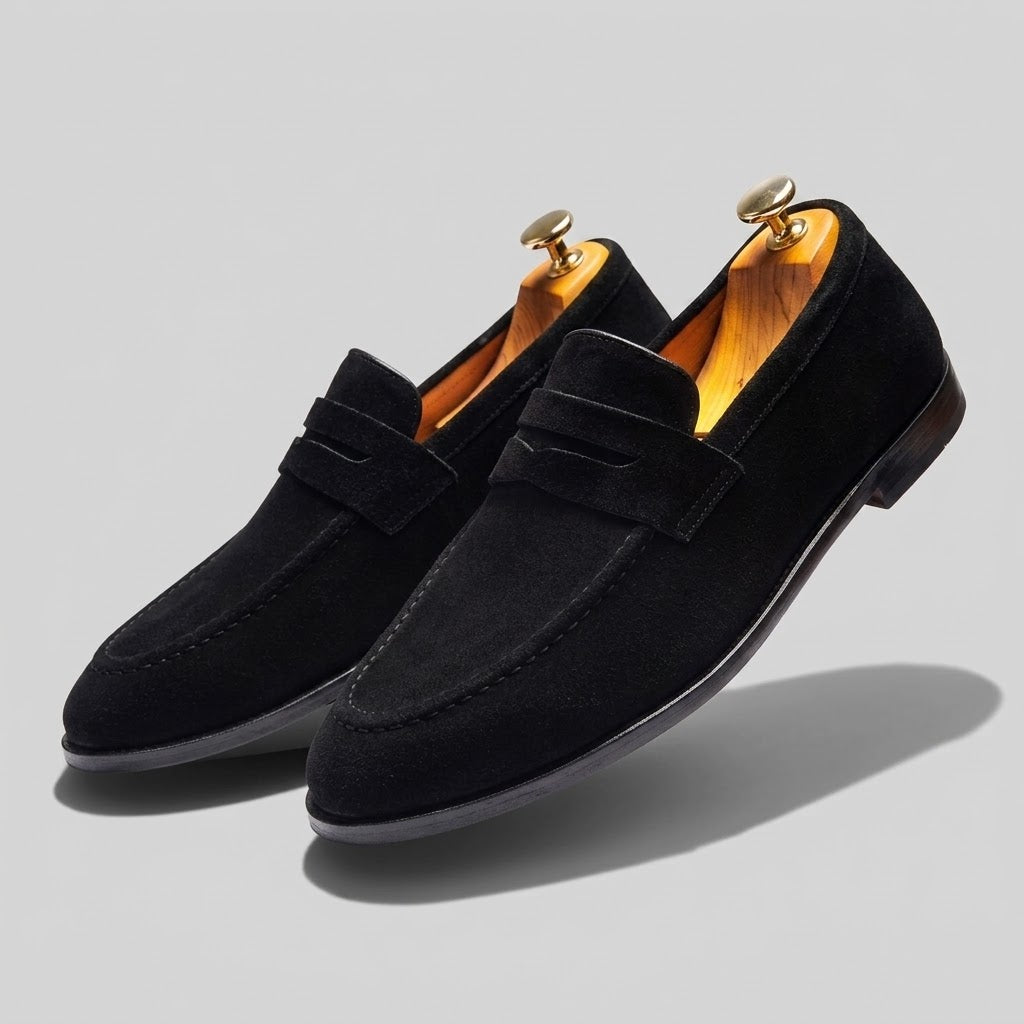 Men’s Suede Leather Slip-On Loafers