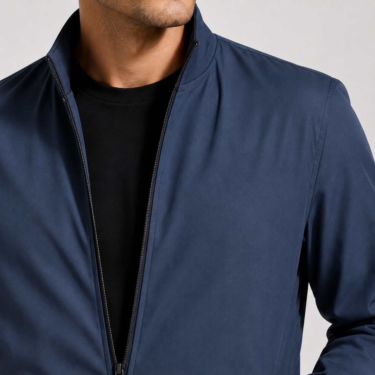 Men’s Vintage Suede Zip-Up Jacket