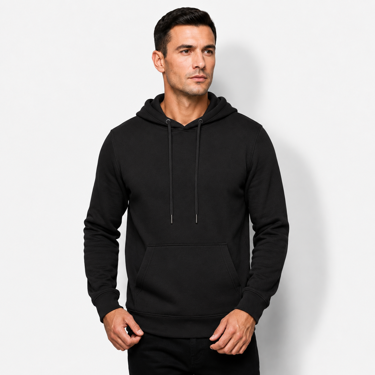 Men’s Merino Wool Knitted Hooded Sweater