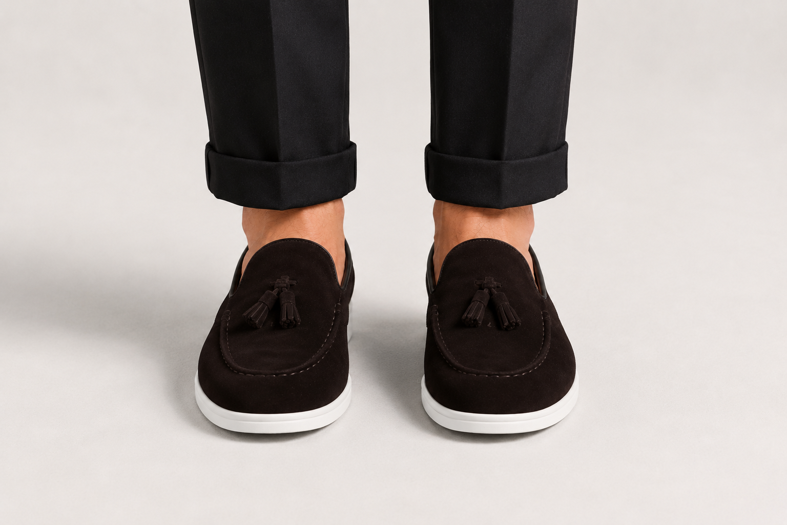 Men’s Classic Suede Leather Driving Loafers