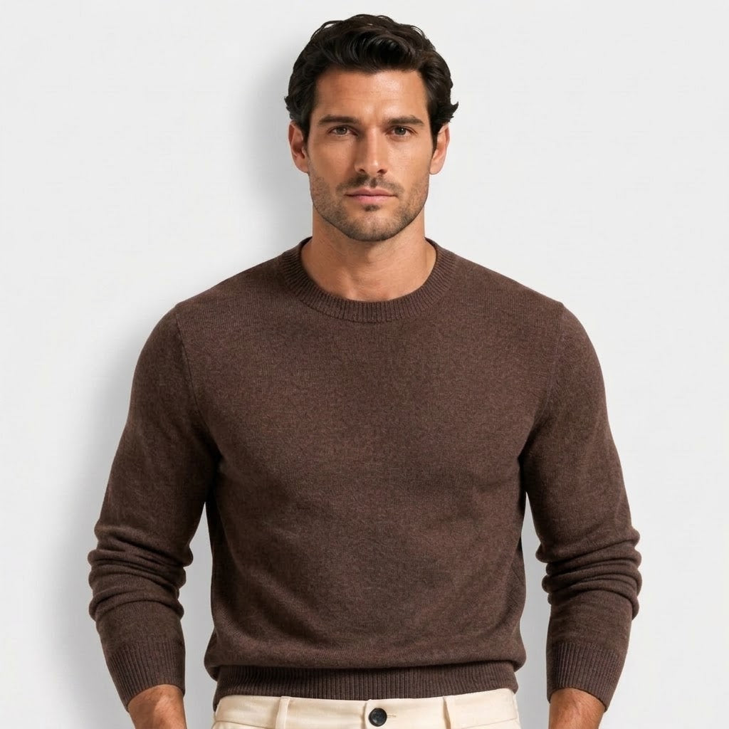 Men’s Merino Wool Half-Zip Hooded Sweater