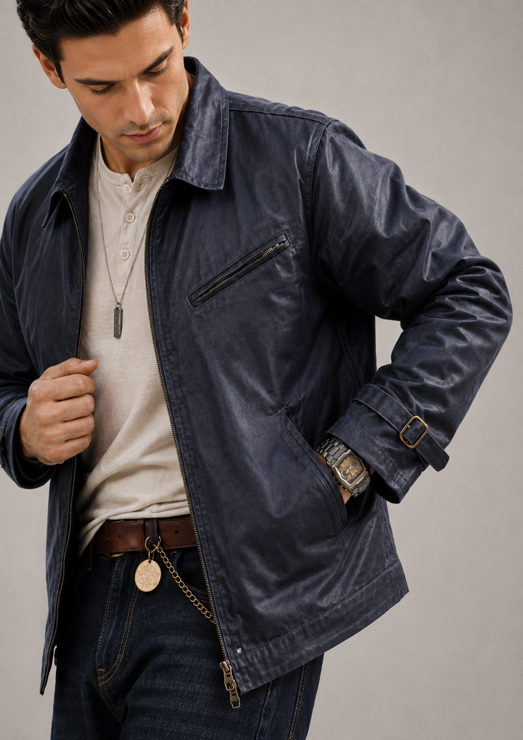 Men’s Vintage Waxed Canvas Jacket