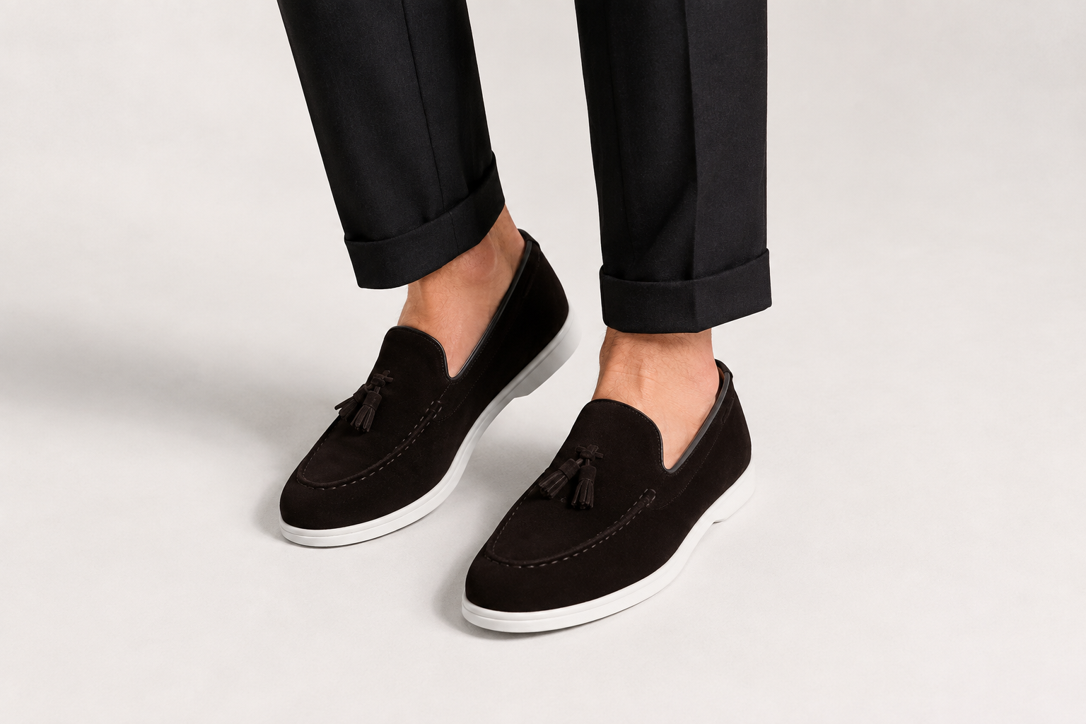 Men’s Classic Suede Leather Driving Loafers