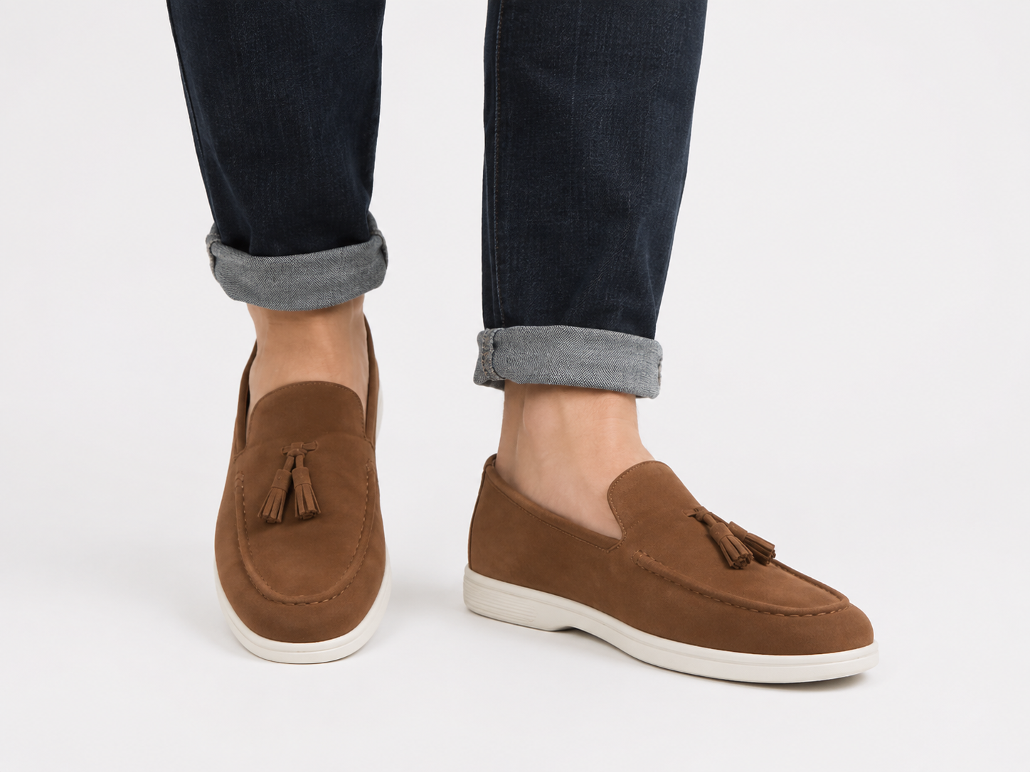 Men’s Classic Suede Leather Driving Loafers