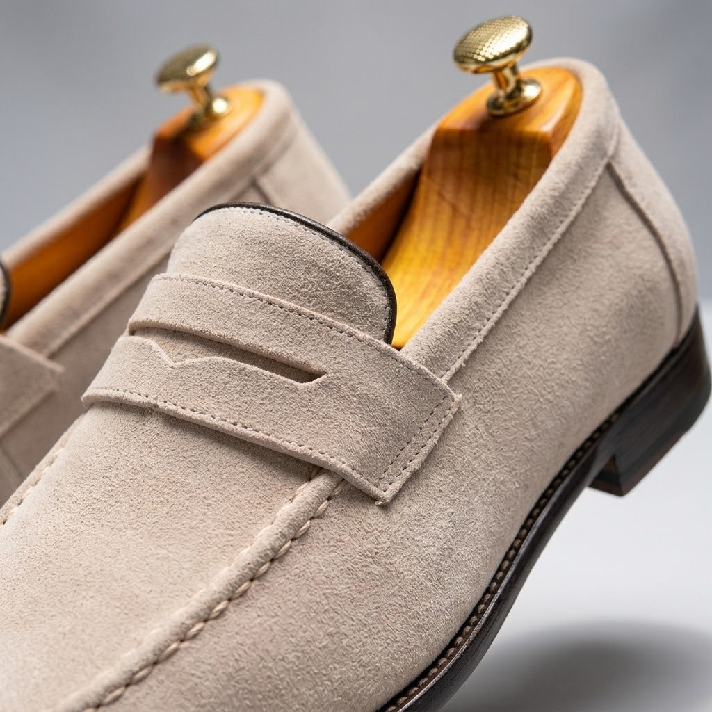 Men’s Suede Leather Slip-On Loafers