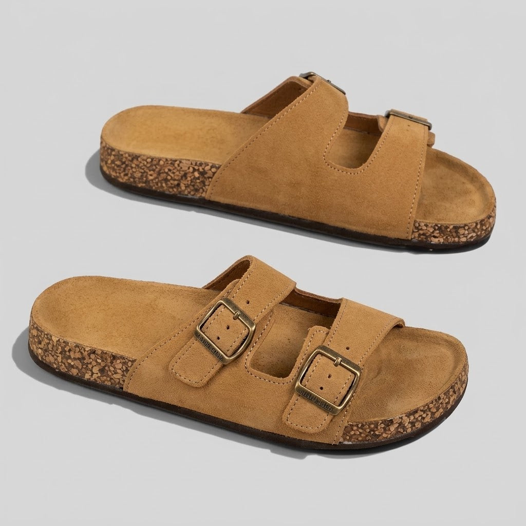 Classic Suede Cork Clogs with Arch Support