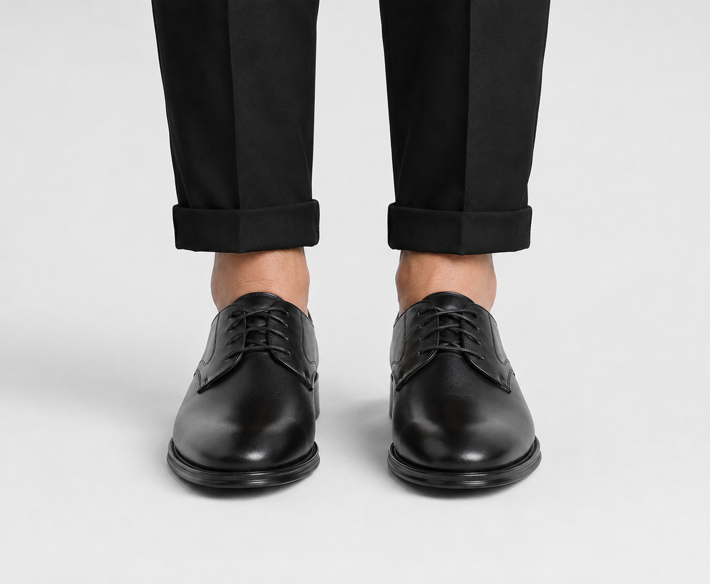 Men's Classic Leather Derby Dress Shoes