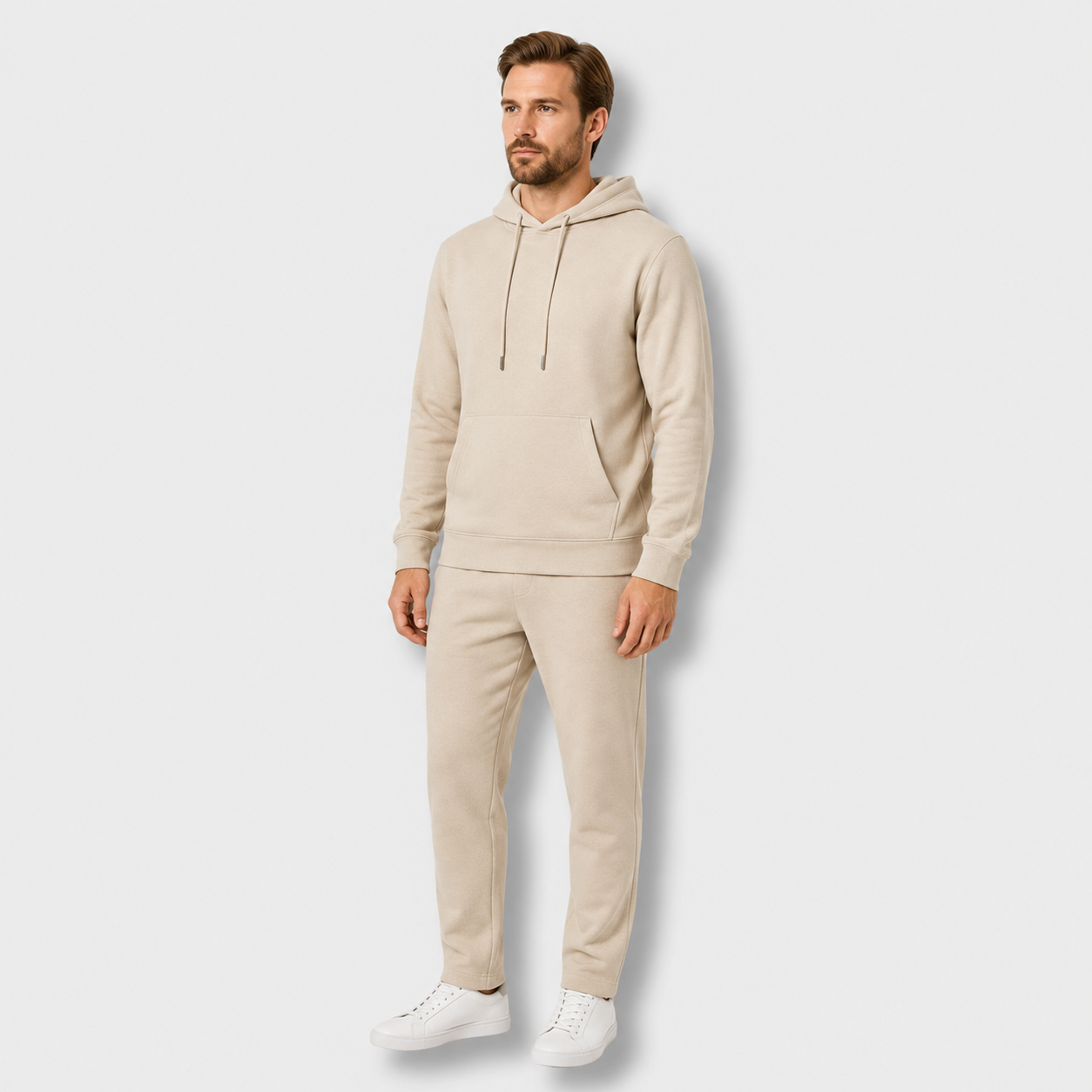 Men’s Merino Wool Knitted Hooded Sweater
