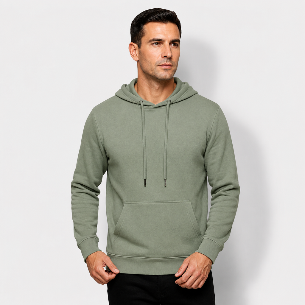Men’s Merino Wool Knitted Hooded Sweater