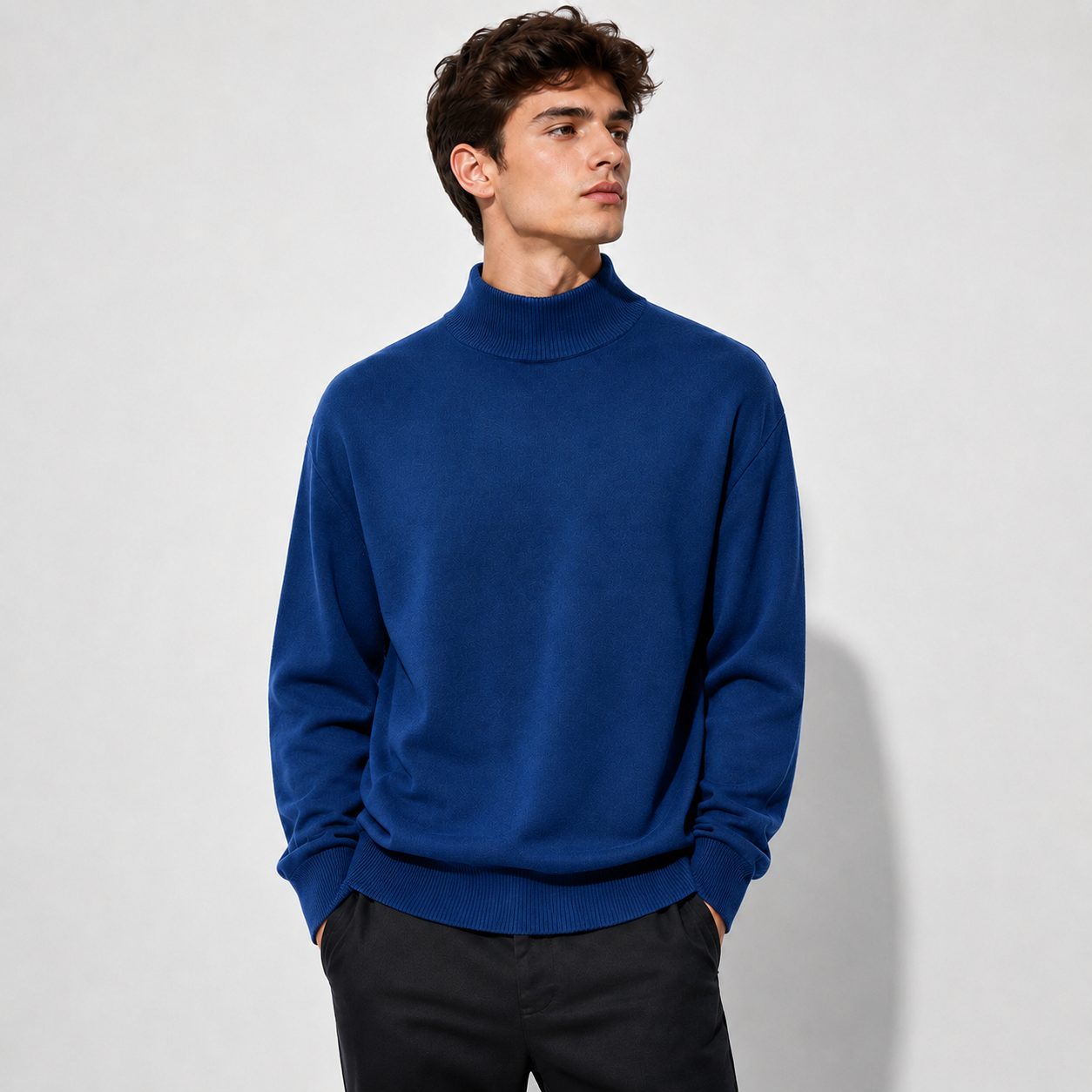 Men’s Merino Wool Turtleneck Sweater