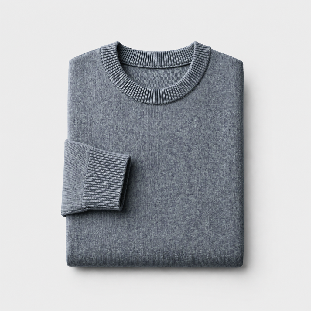 Men’s Classic Crewneck Knit Pullover Sweater
