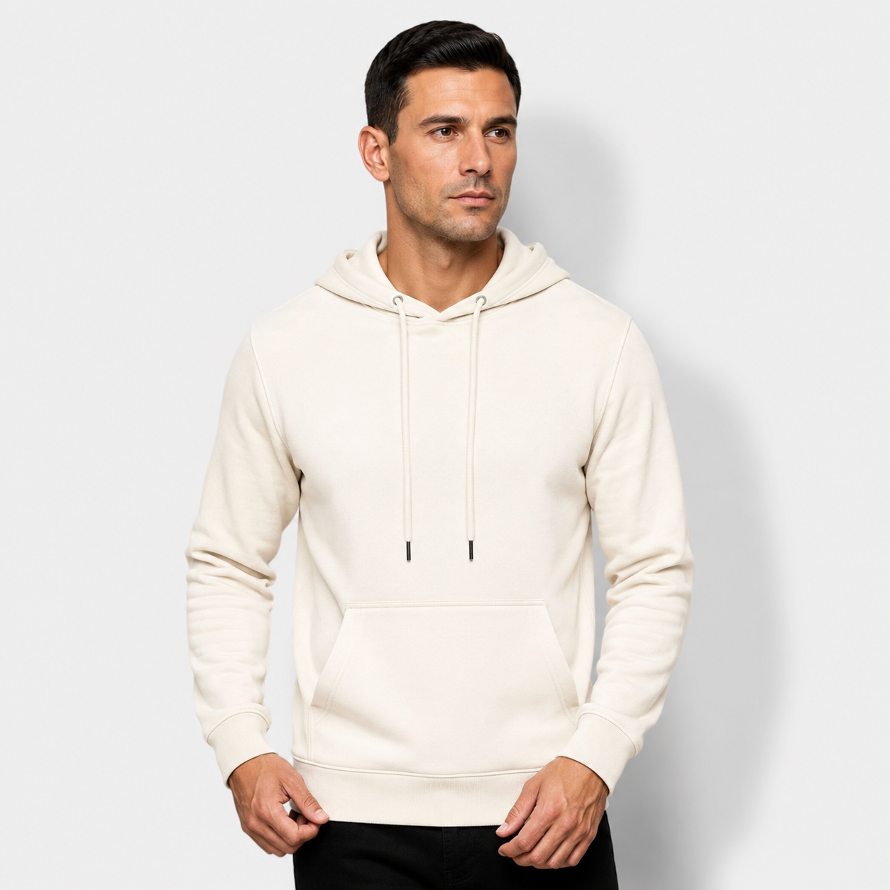 Men’s Merino Wool Knitted Hooded Sweater