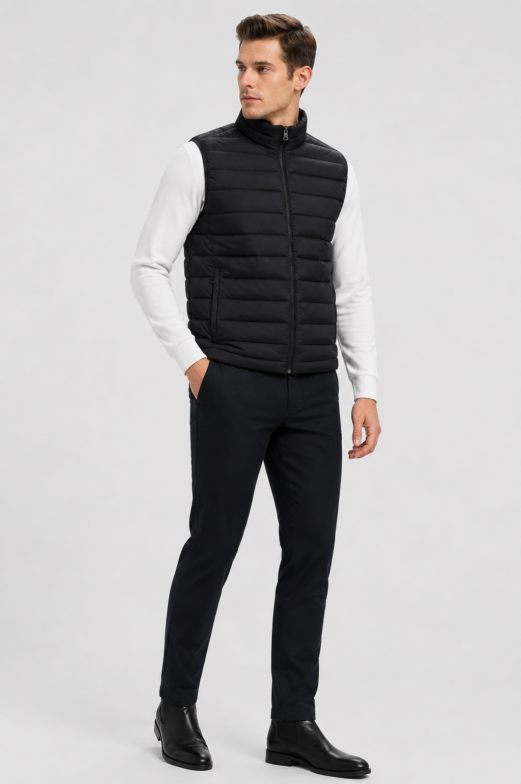 Men’s Lightweight Quilted Puffer Vest