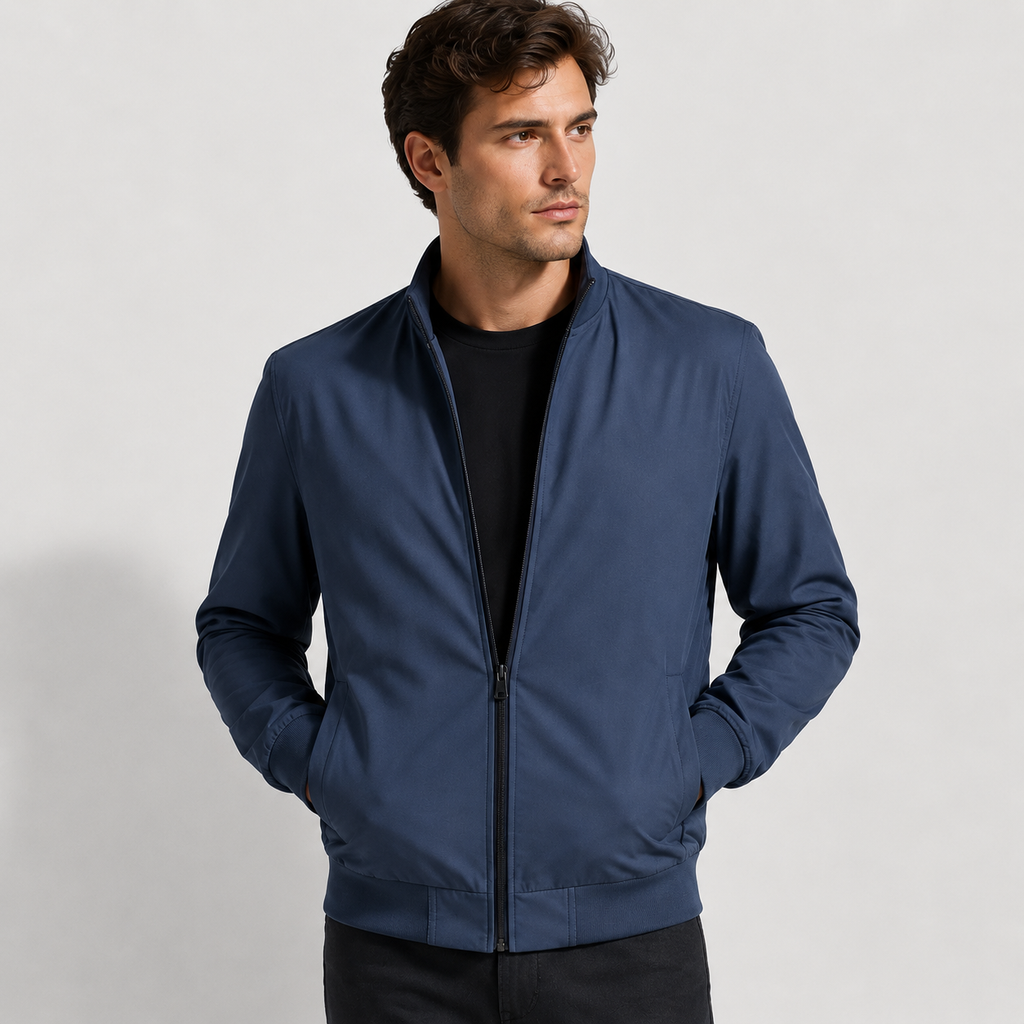 Men’s Vintage Suede Zip-Up Jacket