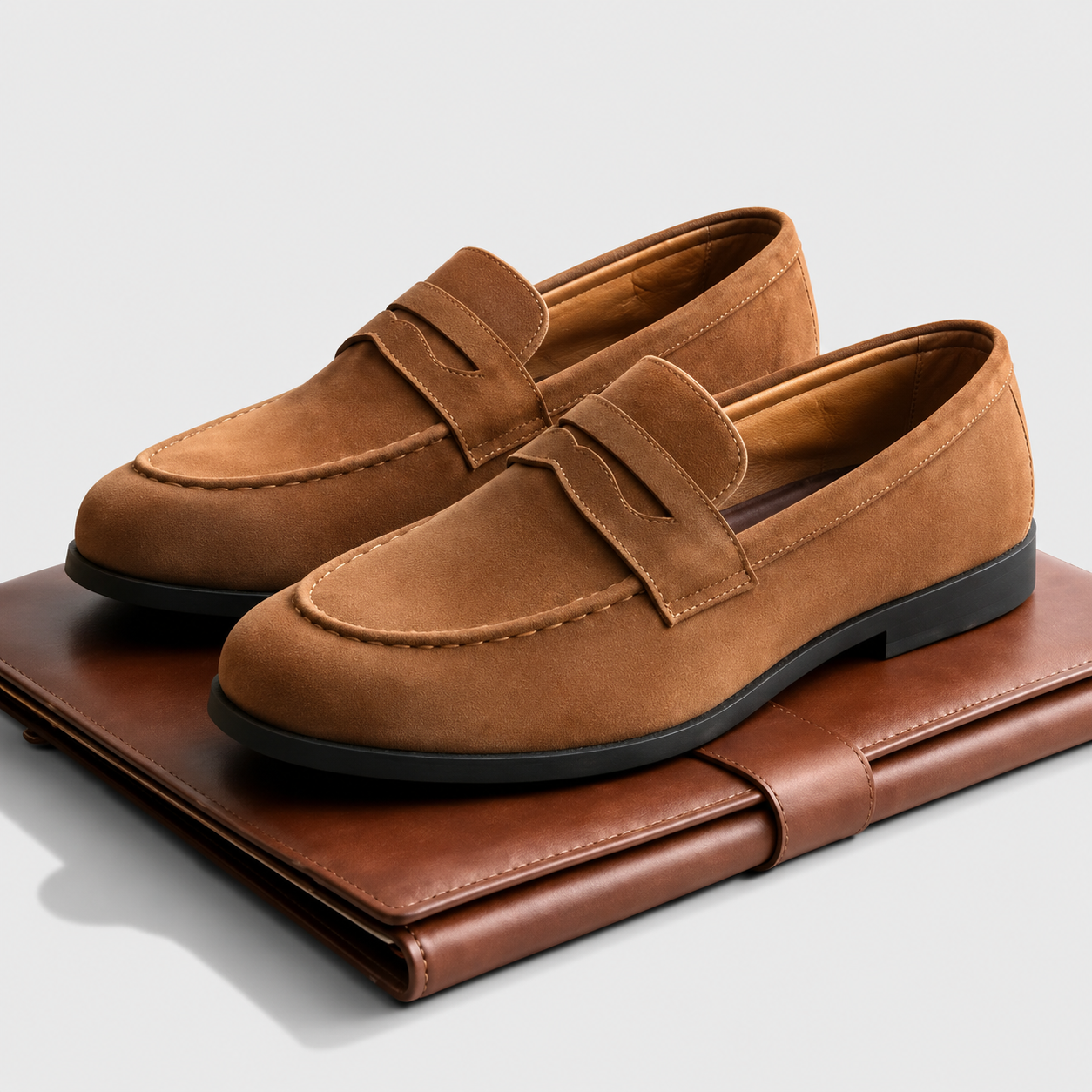 Men’s Classic Suede Slip-On Loafers