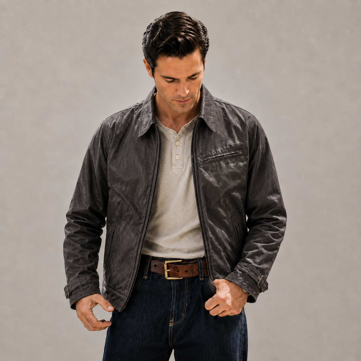 Men’s Vintage Waxed Canvas Jacket