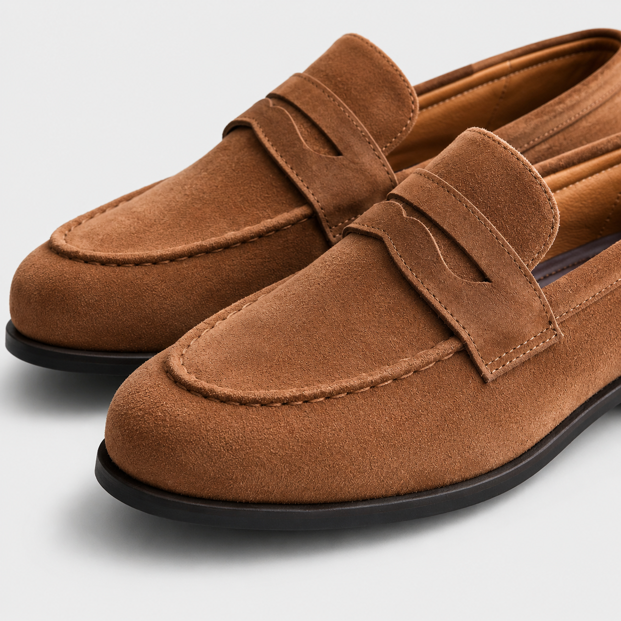 Men’s Classic Suede Slip-On Loafers