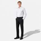 Men’s Classic Slim-Fit Suit Trousers