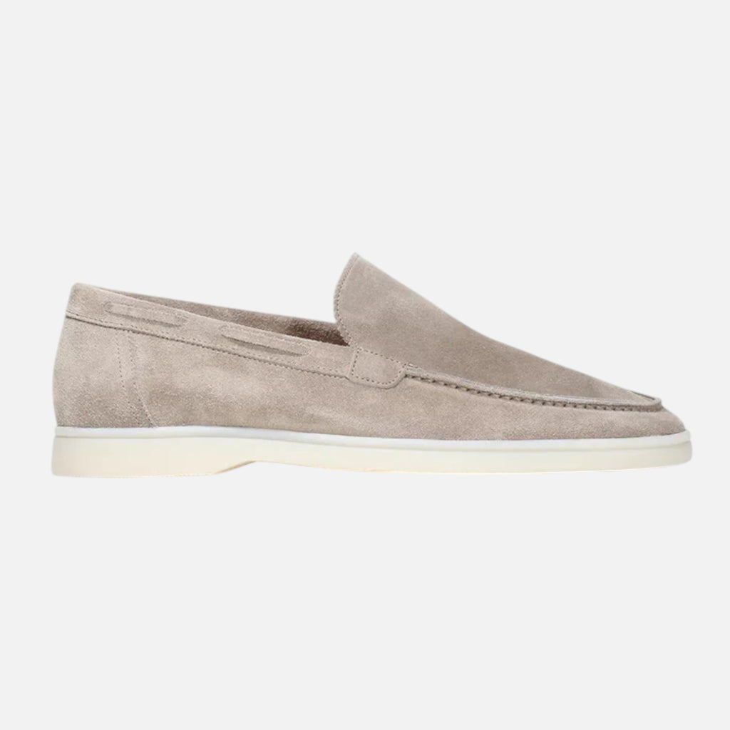 Maison Delmont | Men’s Riviera Faux Suede Moccasins