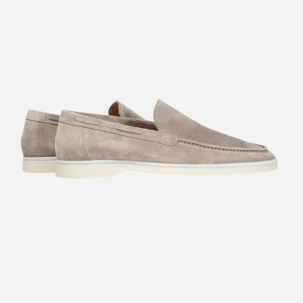 Maison Delmont | Men’s Riviera Faux Suede Moccasins