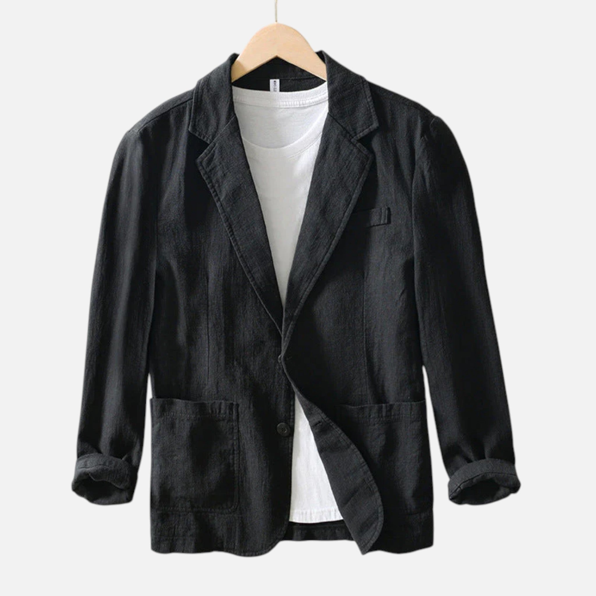 Men’s Tailored Cotton Linen Blazer