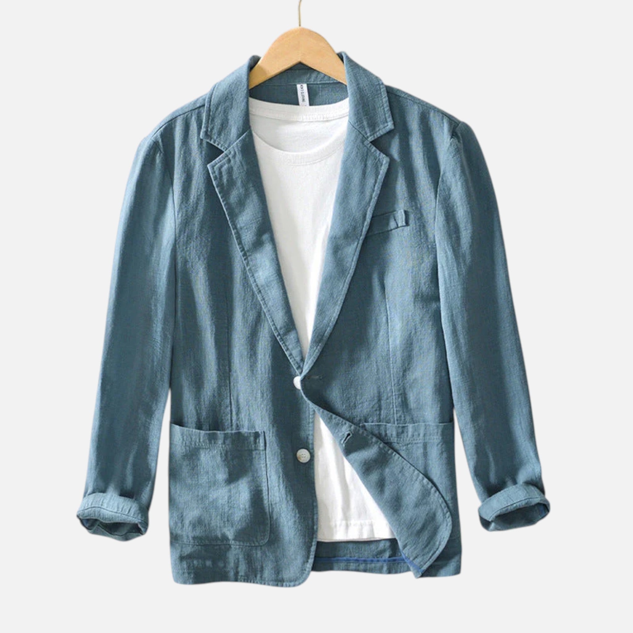 Men’s Tailored Cotton Linen Blazer