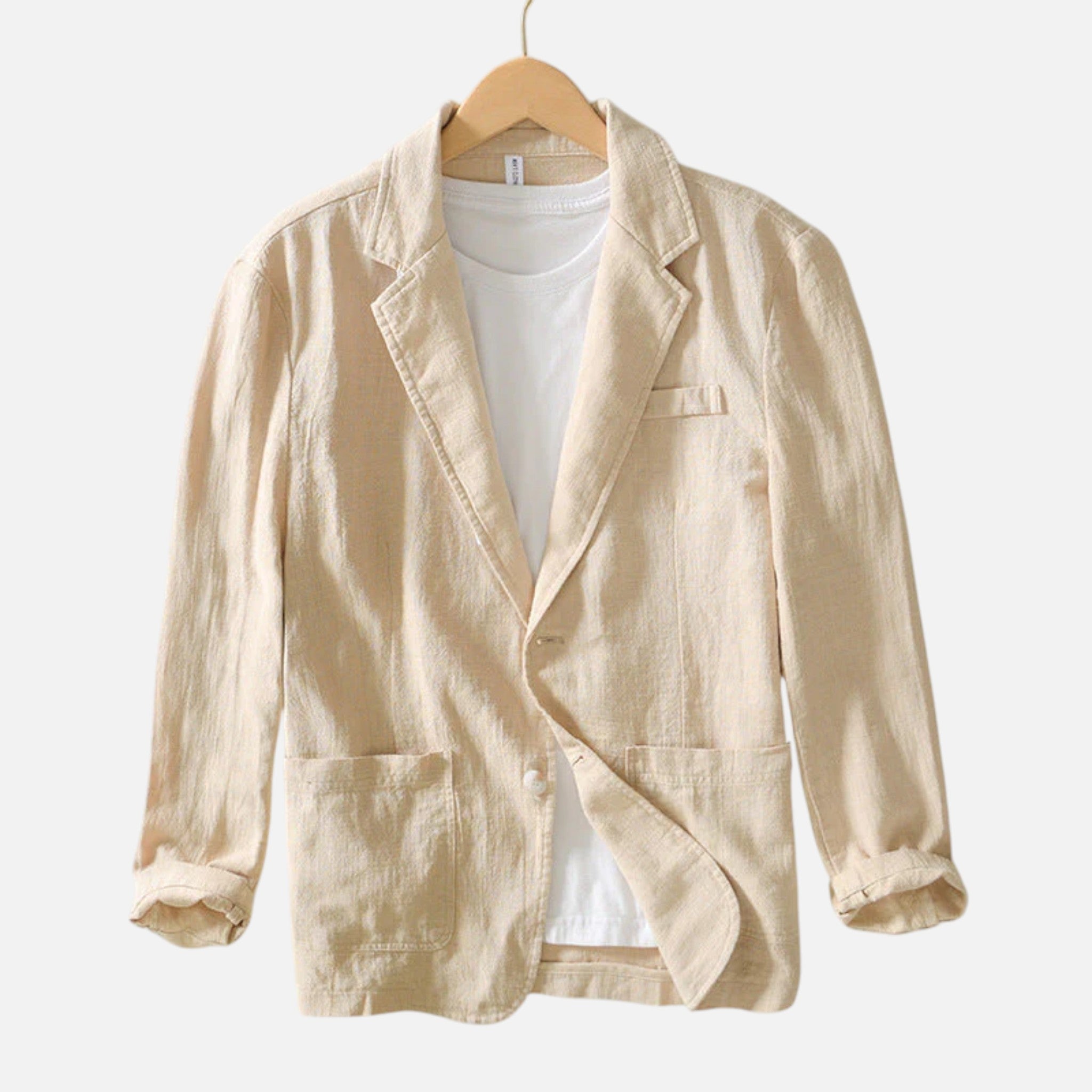 Maison Delmont | Men’s Tailored Cotton Linen Blazer