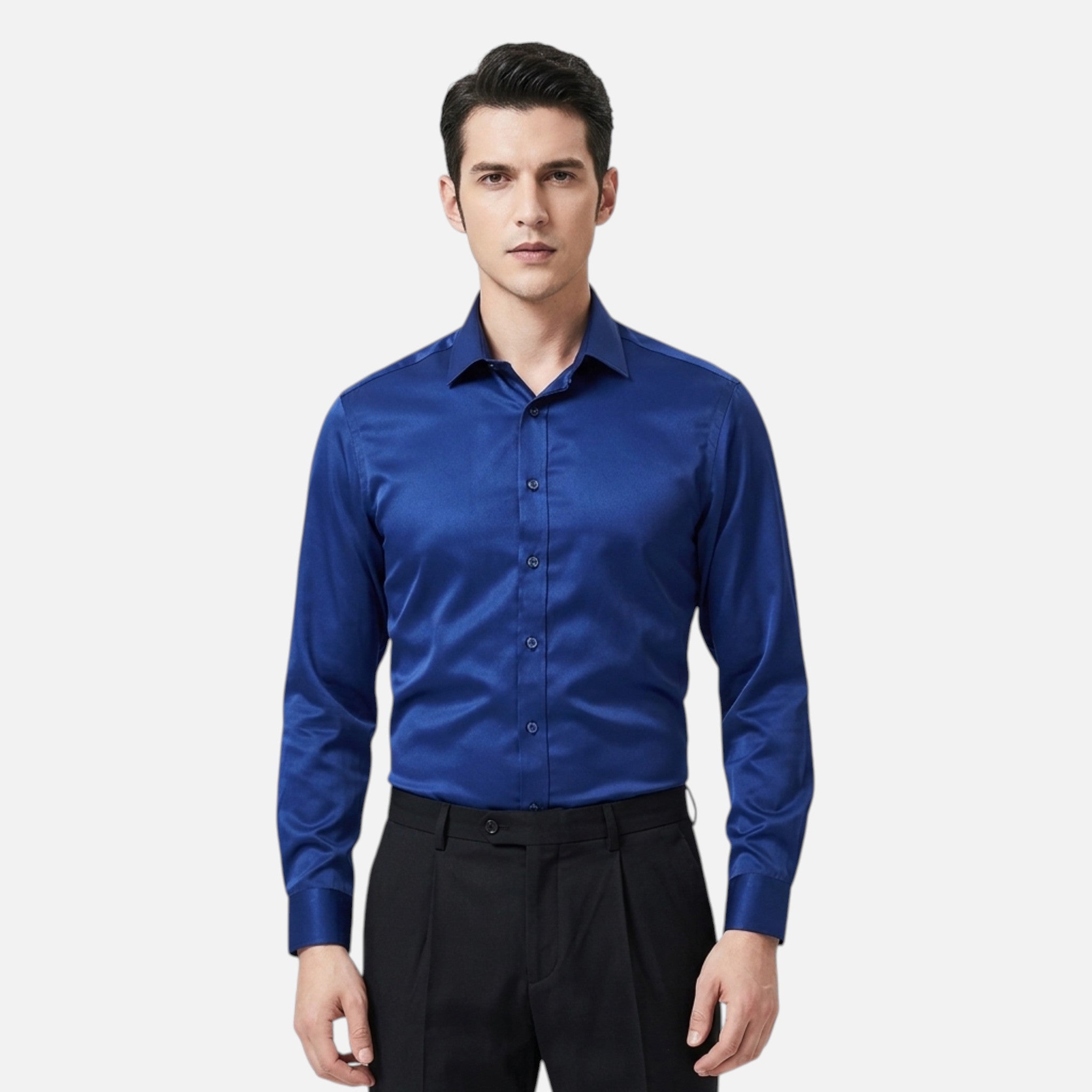 Maison Delmont | Men’s Classic Long Sleeve Shirt
