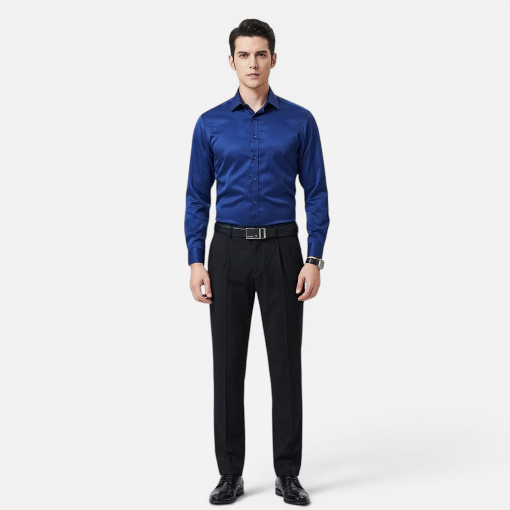 Maison Delmont | Men’s Classic Long Sleeve Shirt