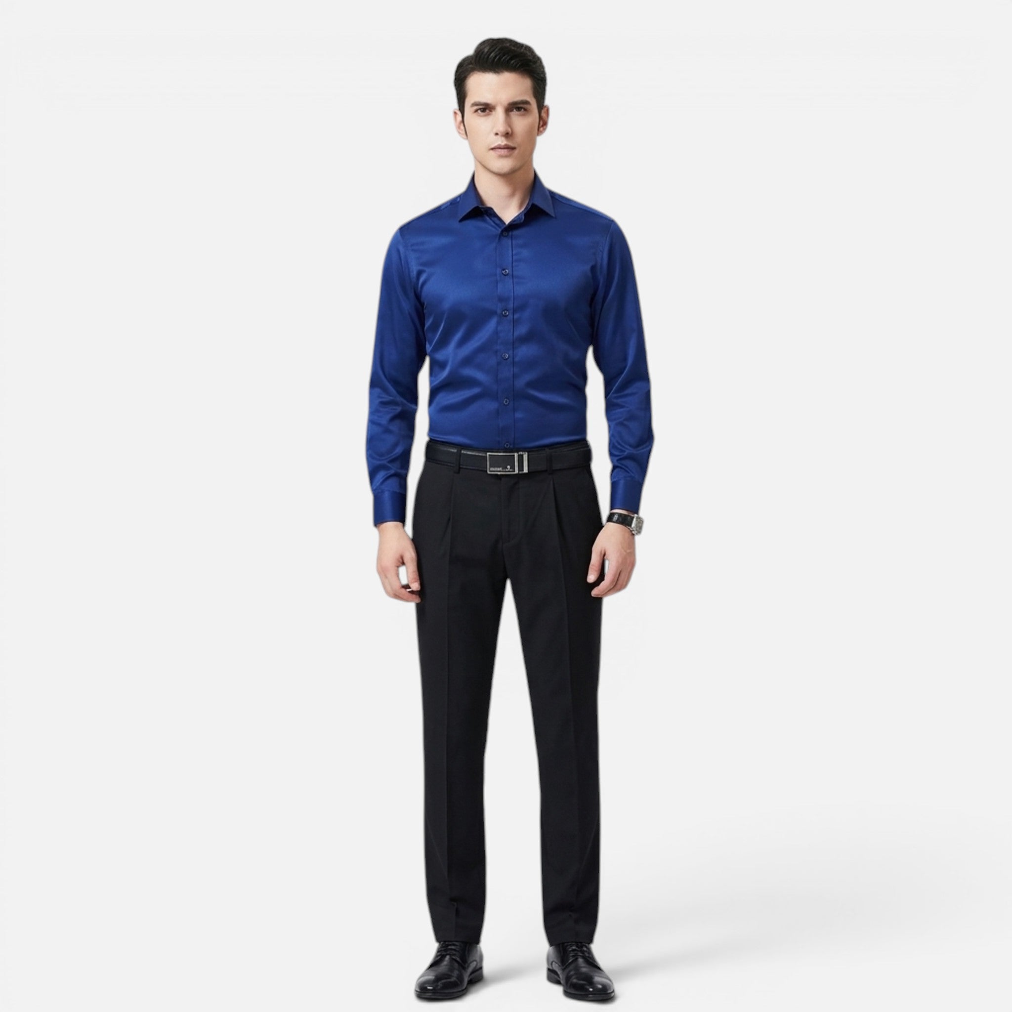 Maison Delmont | Men’s Classic Long Sleeve Shirt