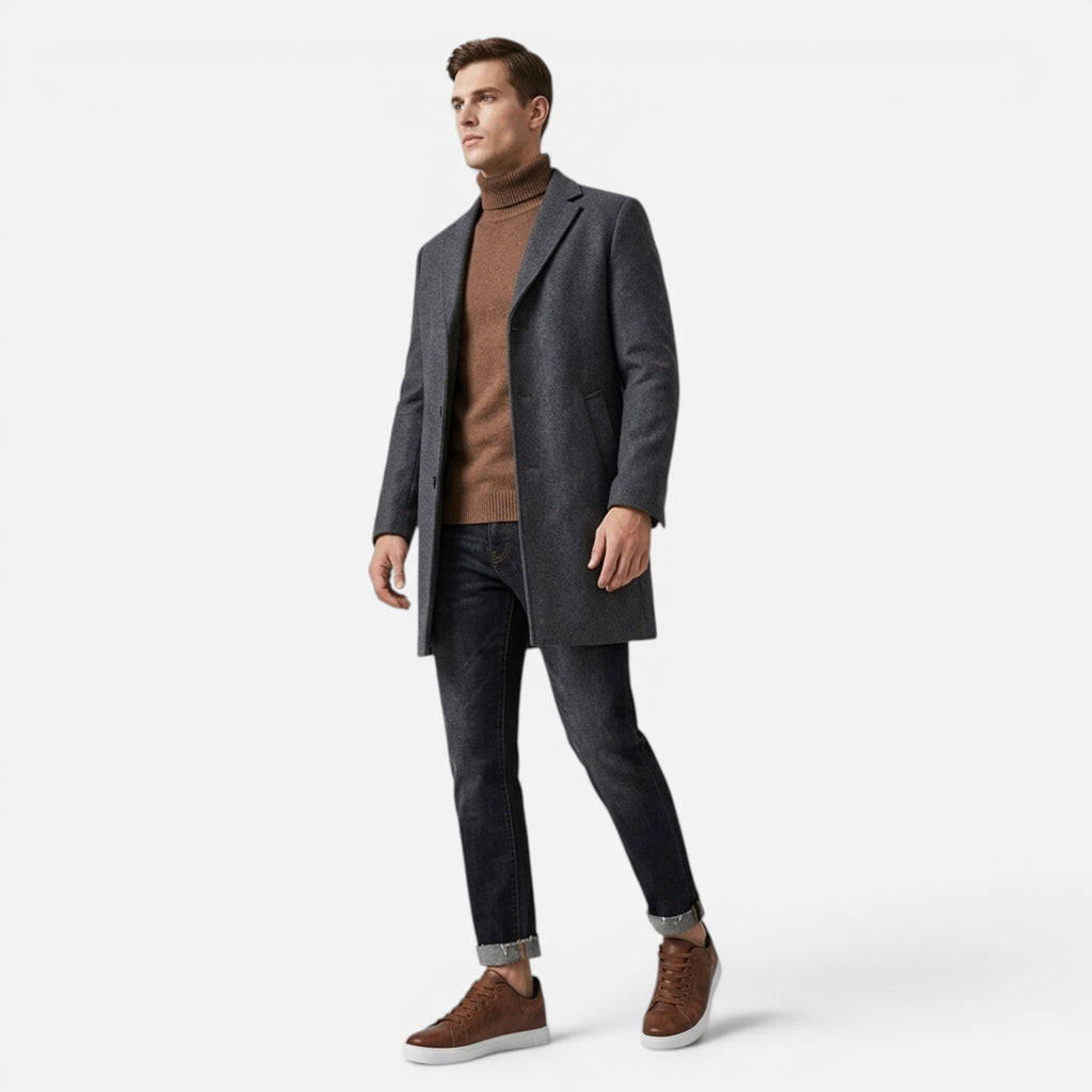 Maison Delmont | Men’s Classic Leather Driving Sneakers