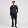 Men’s Chunky Knit Shawl Collar Cardigan