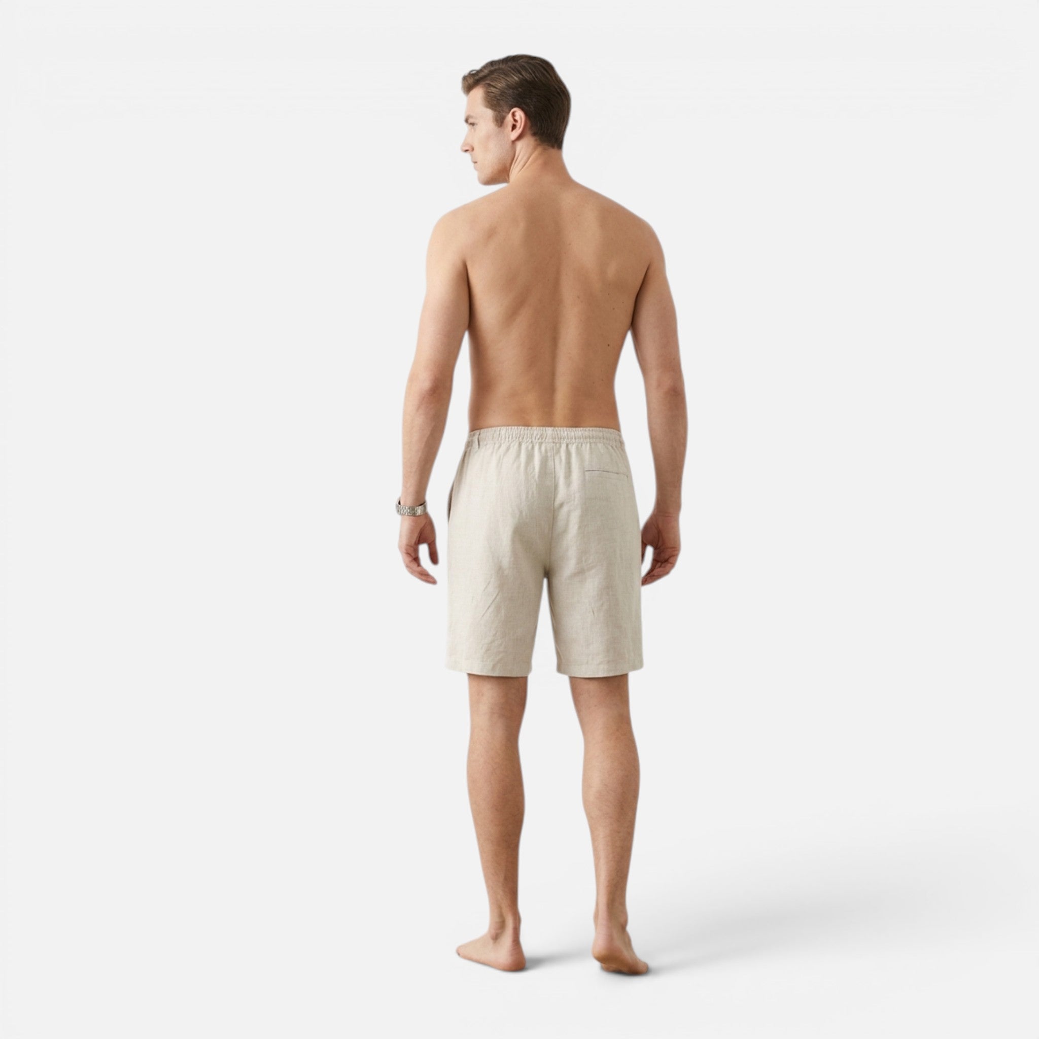 Maison Delmont | Men’s Riviera Linen Style Shorts