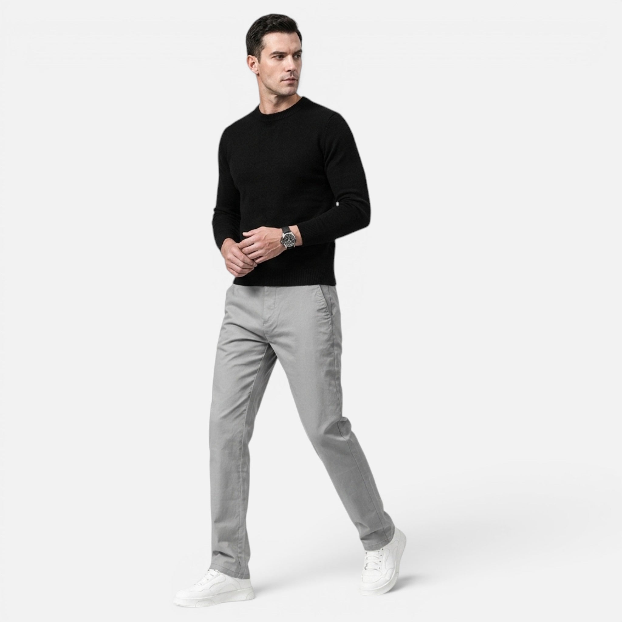 Maison Delmont | Men’s Cotton Blend Chinos