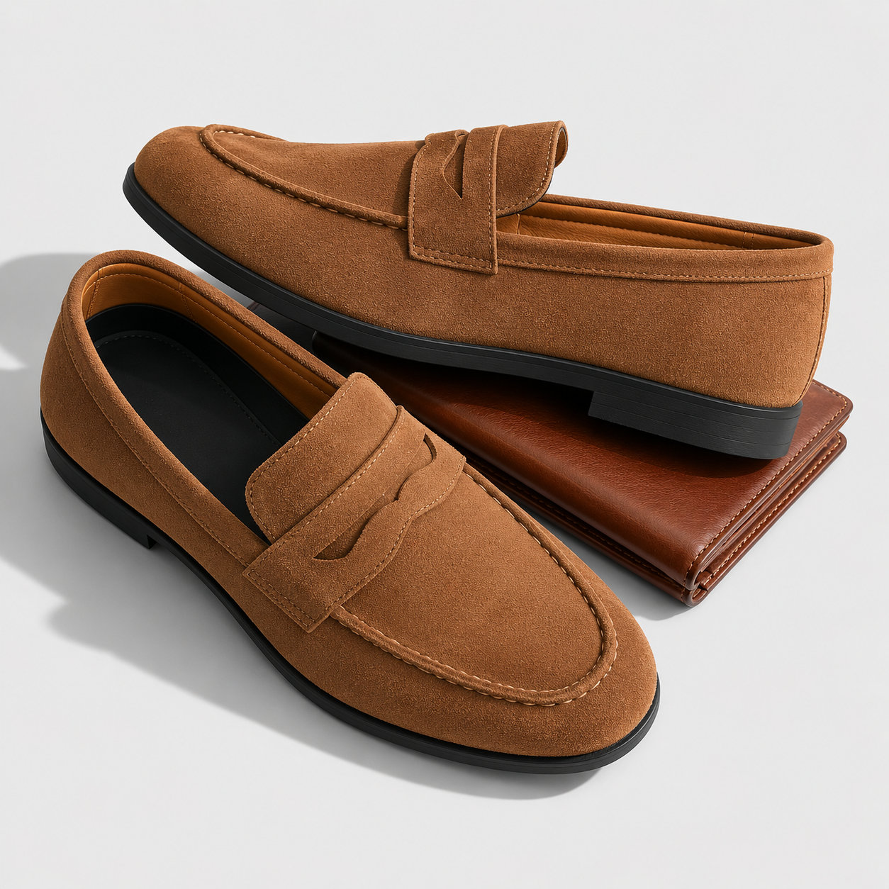 Men’s Classic Suede Slip-On Loafers