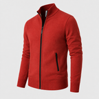 Men’s Classic Zip-Up Knit Cardigan