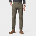 Men's Chino Pants - Stretch Cotton Smart Casual Trousers