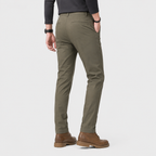 Men's Chino Pants - Stretch Cotton Smart Casual Trousers