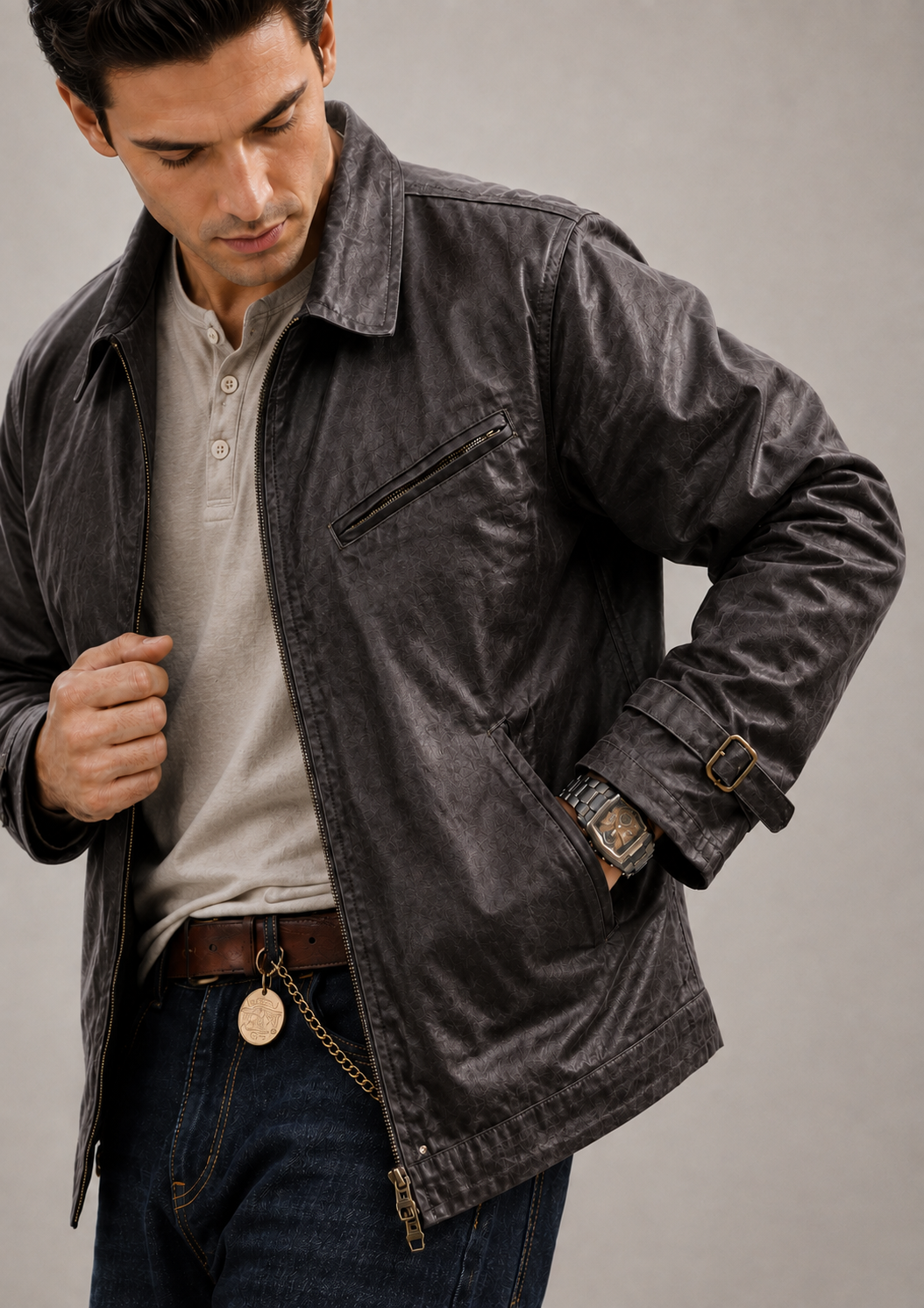 Men’s Vintage Waxed Canvas Jacket