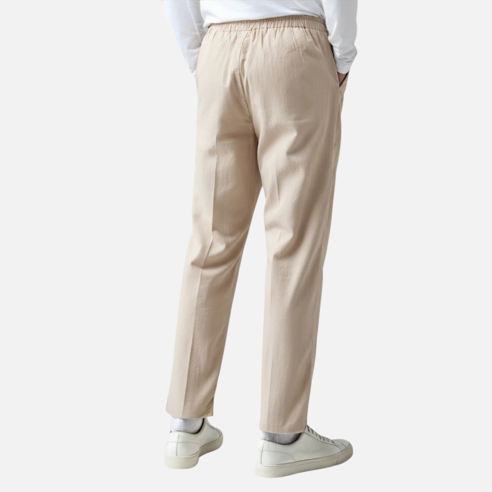Maison Delmont | Men’s Riviera Linen Tailored Trousers