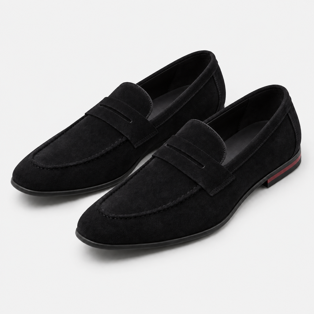 Men’s Suede Leather Slip-On Loafers